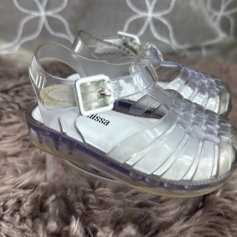 (S4) Mini MelissaBB Possession, MUS Stillerspose Jelly Sandals,Transparente, 5 - Picture 8 of 13